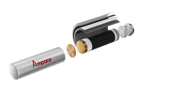 Ampace Officially Launches JP30 Cylindrical Lithium Battery Globally