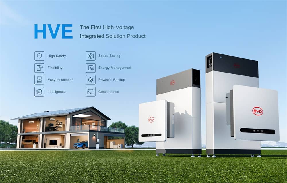 BYD Battery-Box HVE The First High-VoltageIntegrated Solution Product