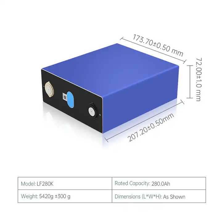 dimensions of EVE LF280K