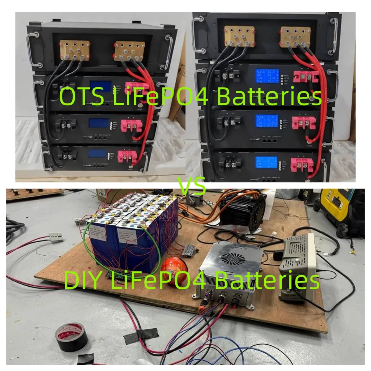 OTS LiFePO4 Batteries vs DIY LiFePO4 Batteries