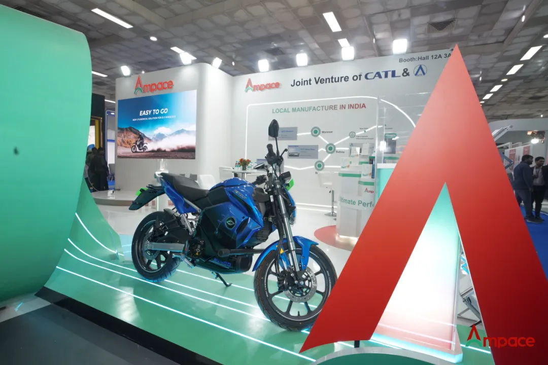 Ampace E30P Debuts at India's Bharat Battery Show, Injecting New Energy into the Electric Two-Wheeler Market