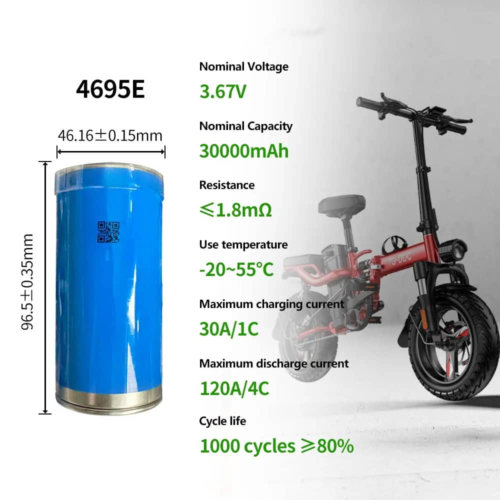 dimension of EVE 4695E battery