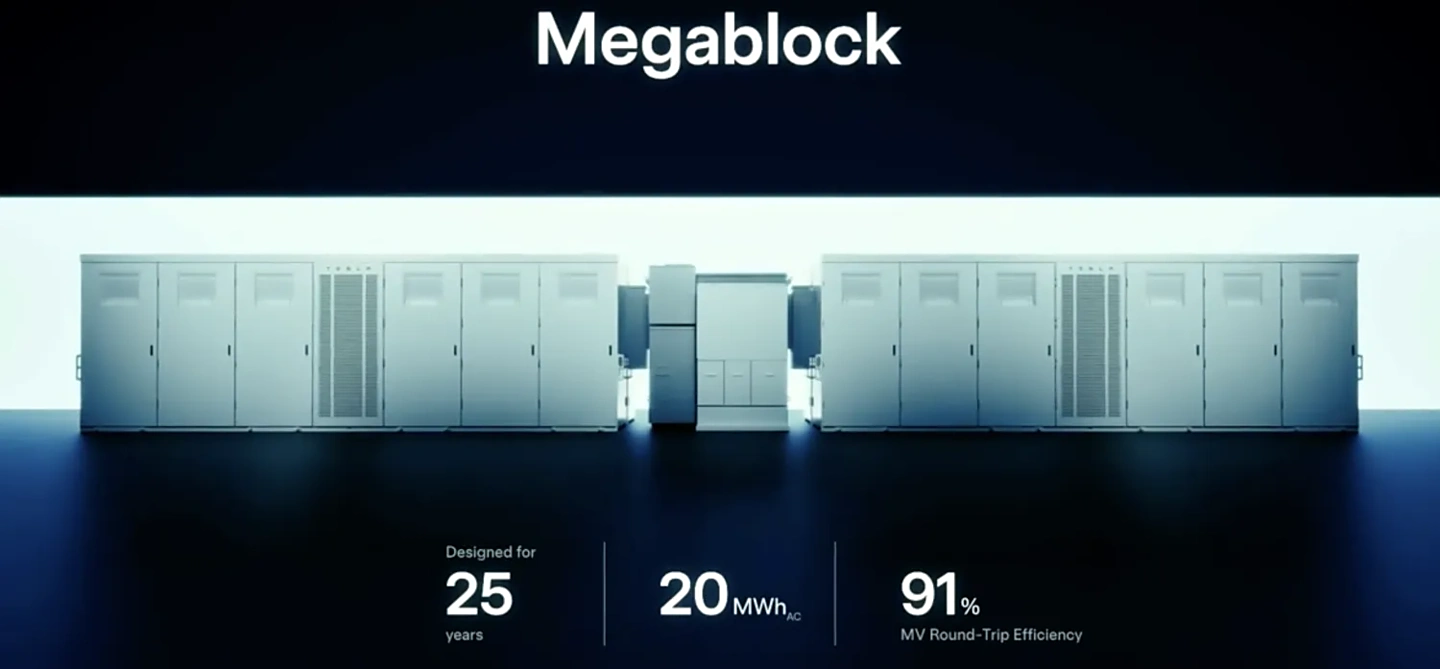 Tesla Megablock