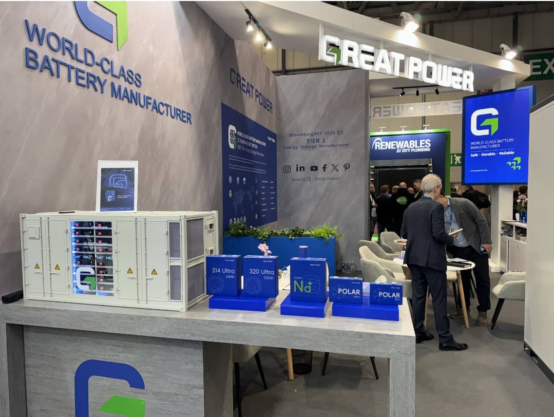 Great Power Shines in the UK! Great Power 2024 Energy Storage Products Win Over European Customers