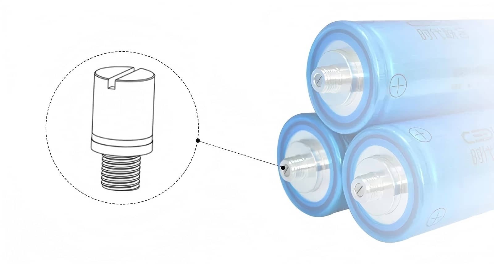 F602000C-50Ah 3.2V LiFePO4 Cylindrical Cells