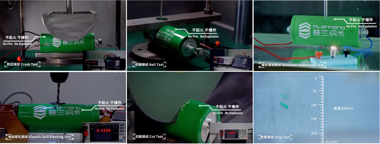 Plannano Lithium titanate Battery Application scenario test