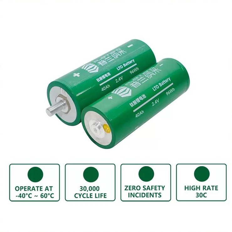 60165 LTO 40Ah 2.4V Cells