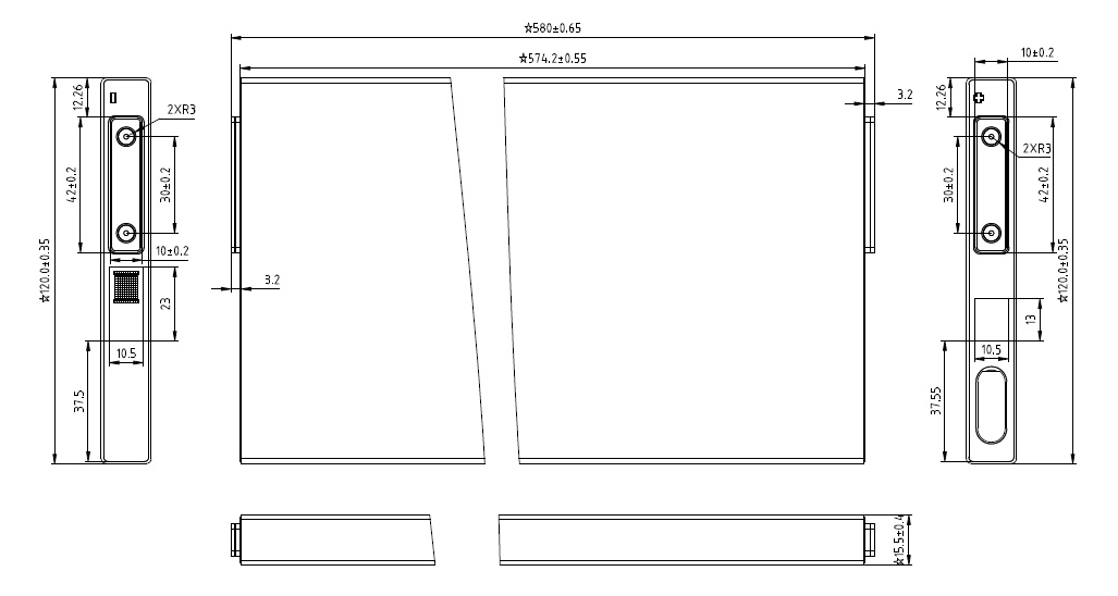Svolt Battery CL33 3.2V 135.5Ah LFP Blade Battery
