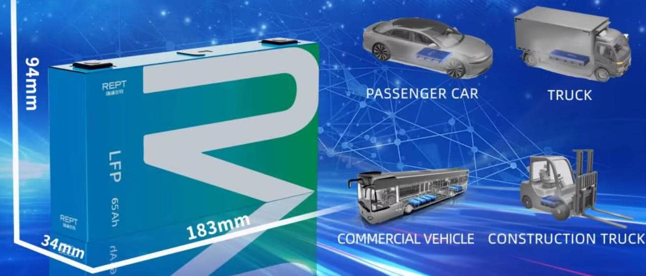 Application of REPT Battery 3.2V 65Ah LiFePO4 Cell