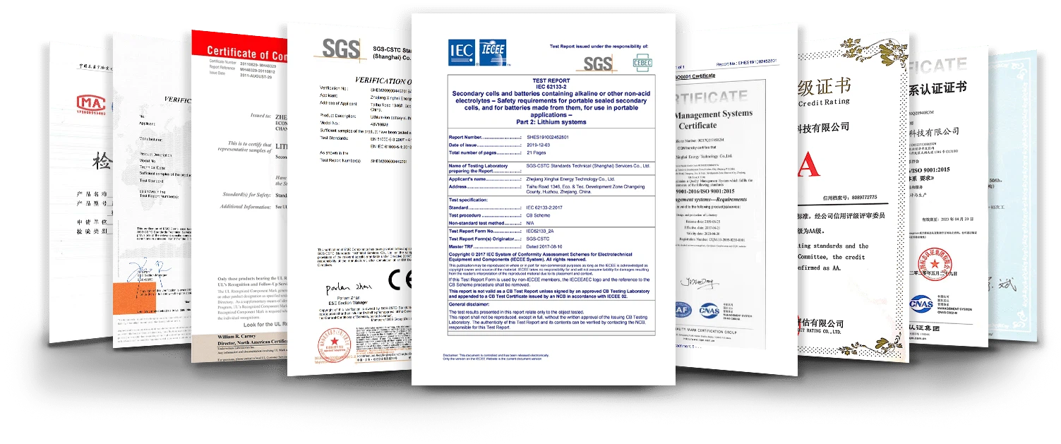 Headway Battery Certification