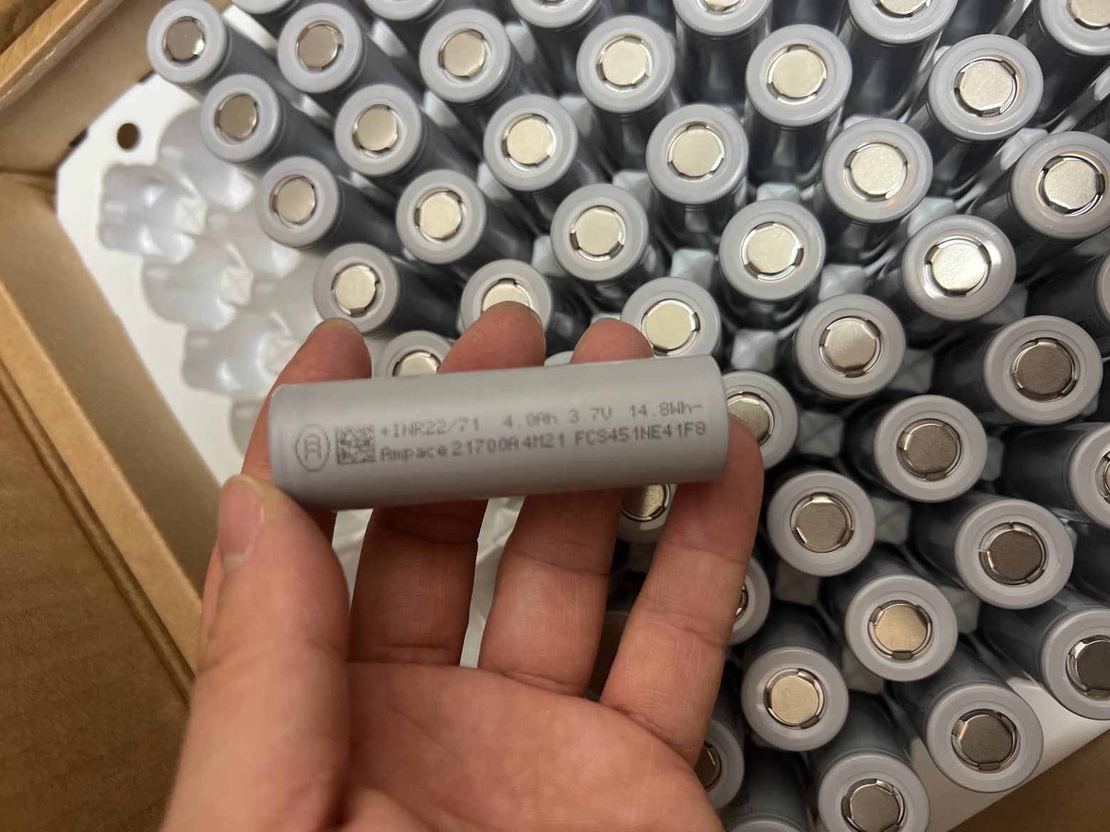 Ampace JP40 21700 3.7 v 4000mah Battery