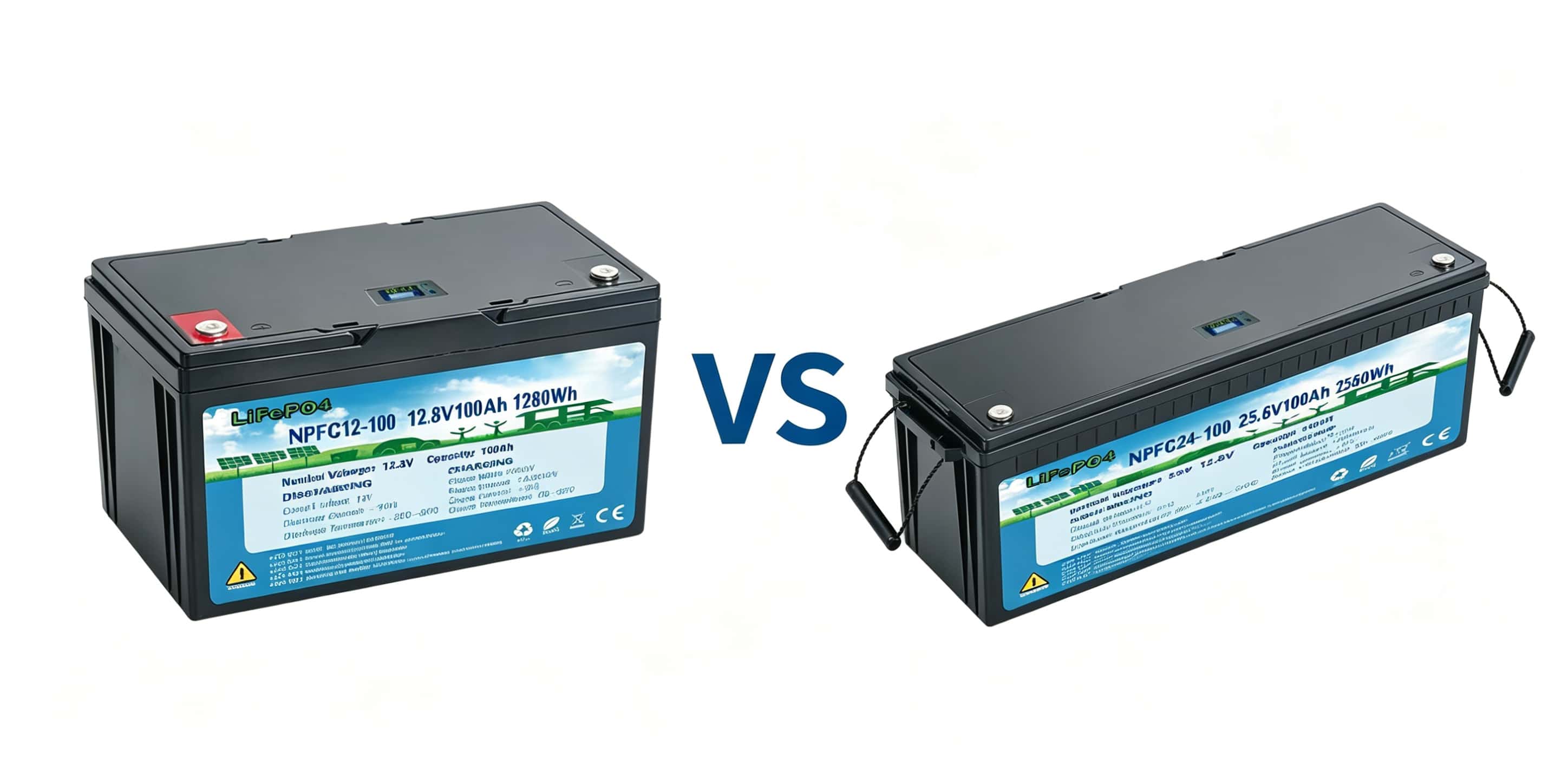12V 100Ah vs. 24V 100Ah Batteries: Key Differences and Best Uses for Your Energy System