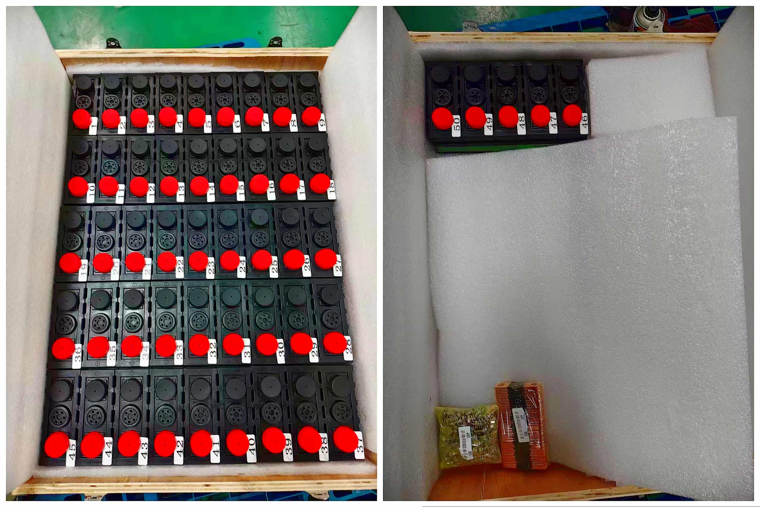 50pcs Sinopoly SP-LFP40AHA 40Ah LiFePO4 Battery to Austria