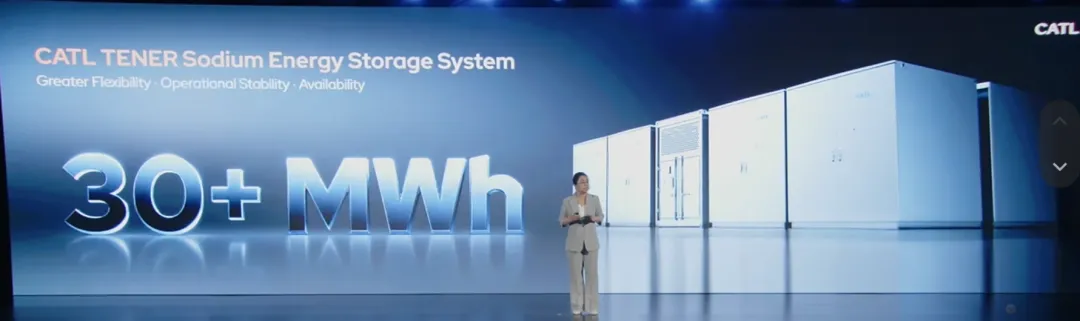 CATL officially unveiled the TENER Sodium Energy Storage System