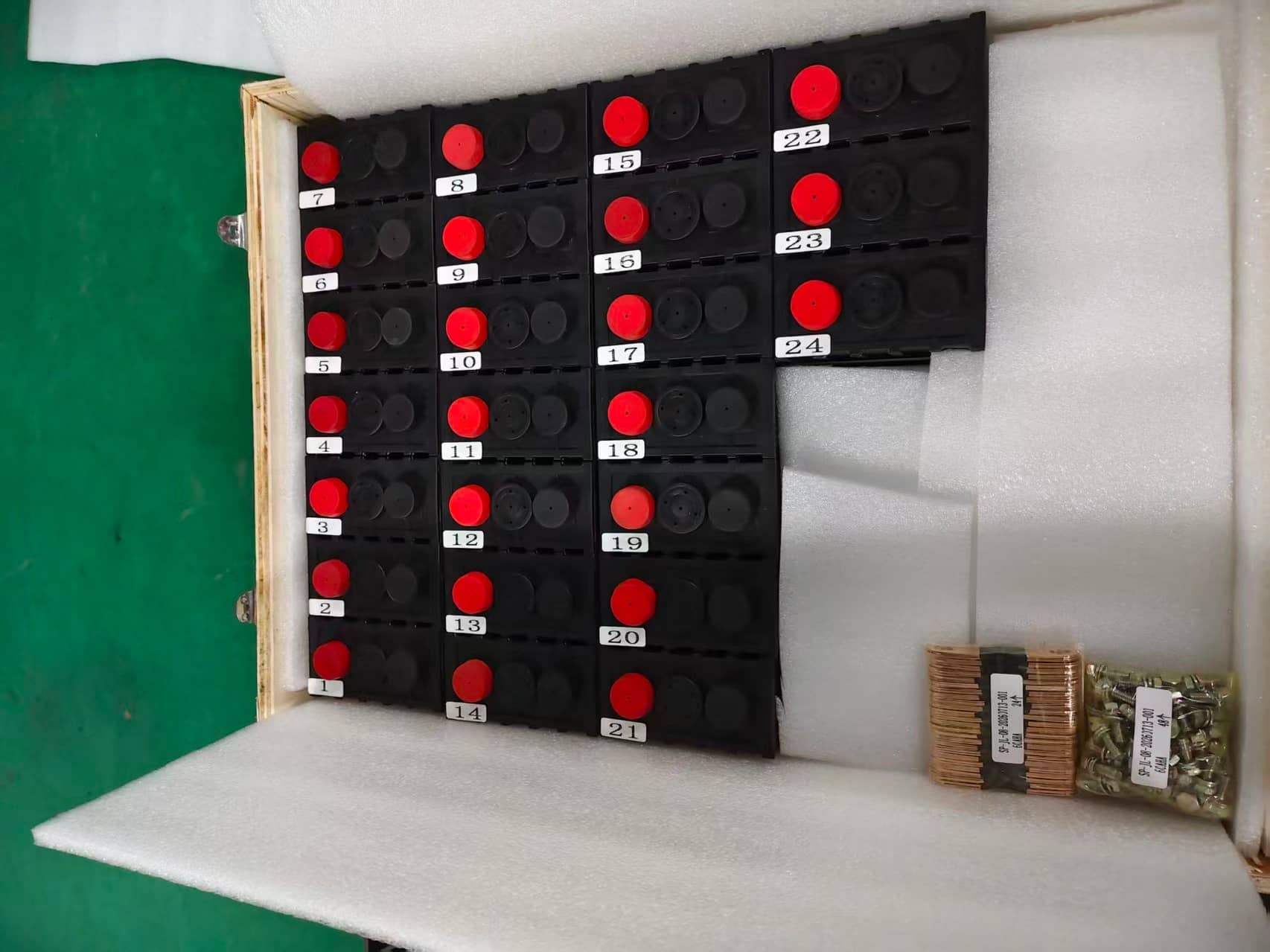 24pcs Sinopoly SP-LFP60AHA LiFePO4 Battery Cells Shipped to USA